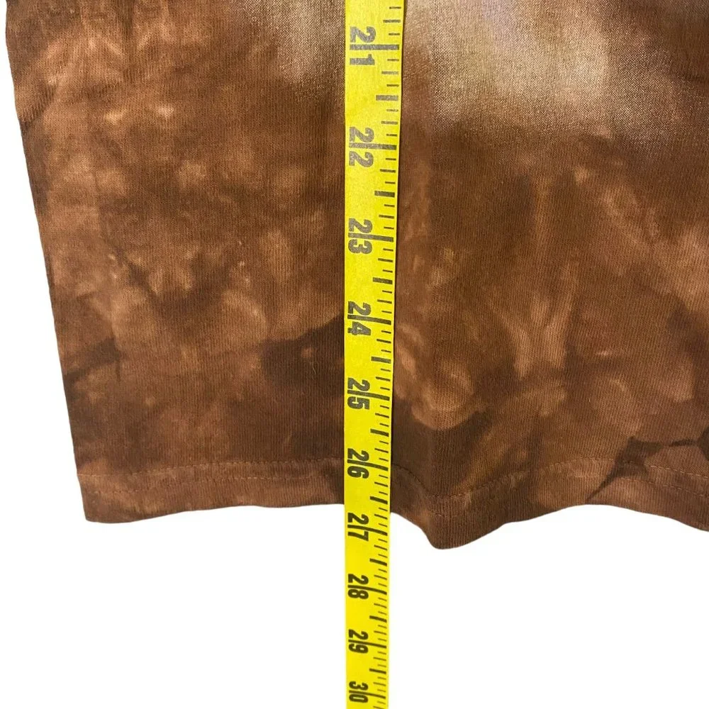 Vintage 1997 The Mountain Bald Eagle Graphic Shirt Men's Large Brown Tye-Die Tee - Picture 12 of 12